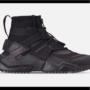 Nike huarache gripp big kids' shoe black
